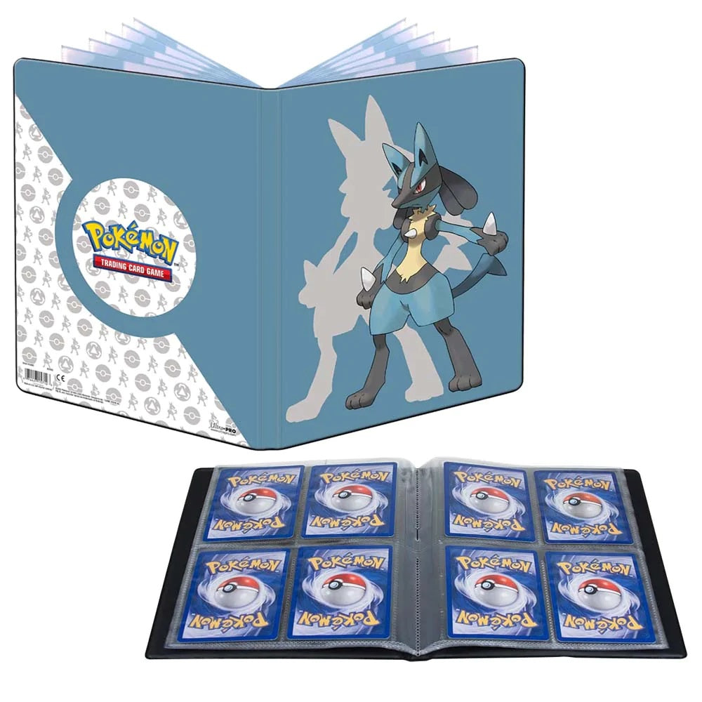 4 Pocket Portfolio Ultra Pro Blue (Lucario Design)