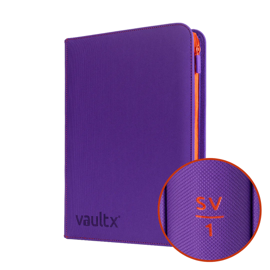 Zip Binder SV1 - 9 Pocket Card Binder - Vault X