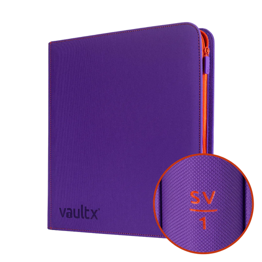 Zip Binder SV1 - 12 Pocket Card Binder - Vault X