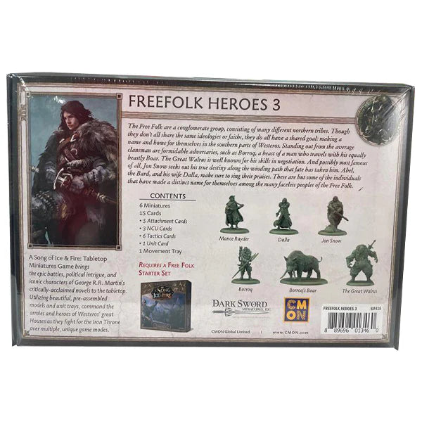 A Song of Ice & Fire: Tabletop Miniatures Game - Free Folk Heroes 3