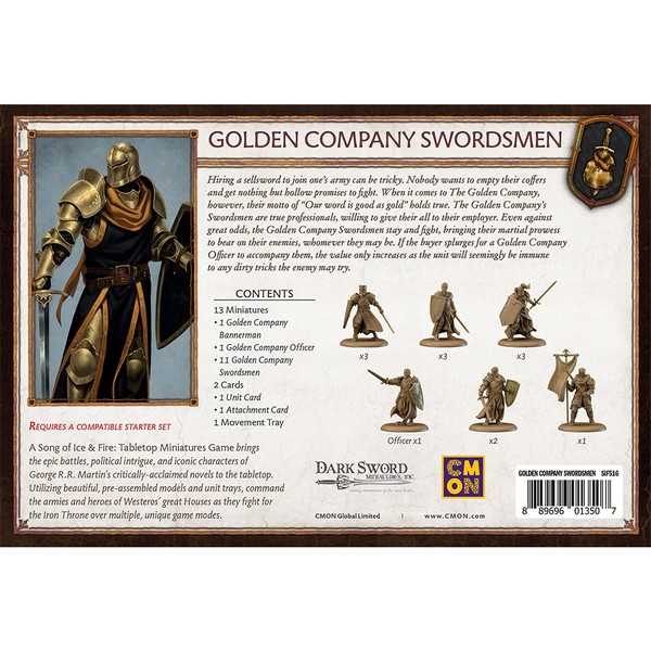 A Song of Ice & Fire: Tabletop Miniatures Game - Golden Company Swordsmen
